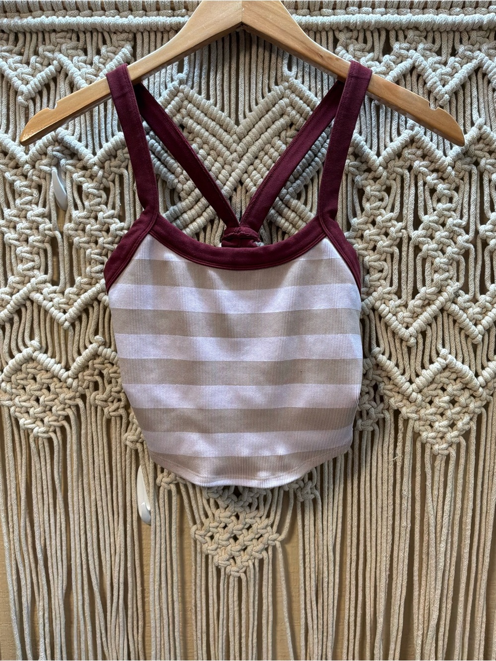 FREE PEOPLE/ ALL CLEAR STRIPED CAMI/ SZ (m/l)